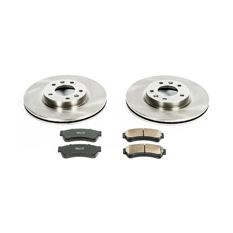 PowerStop | Disc Brake Pad & Rotor Kit - Front - Ford / Lincoln / Mazda / Mercury 2006-2013 PowerStop Brake Kits