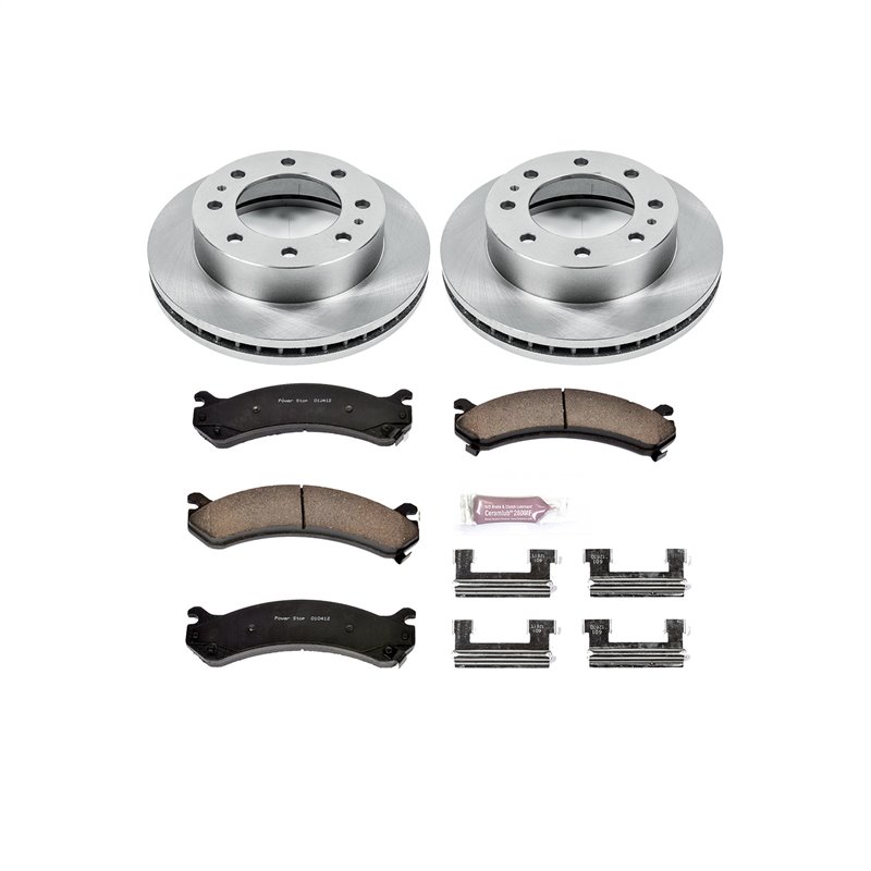 PowerStop | Disc Brake Pad & Rotor Kit - Front - Cadillac / Chevrolet / GMC / Hummer 2000-2013 PowerStop Brake Kits