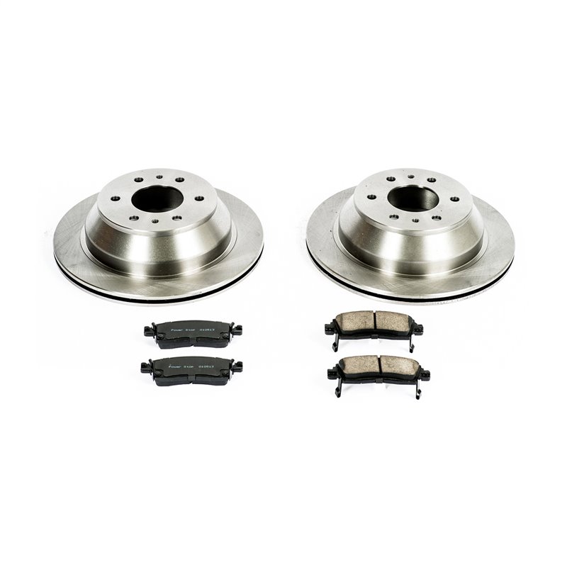 PowerStop | Disc Brake Pad & Rotor Kit - Trailblazer 4.2L / 5.3L / 6.0L 2008-2009 PowerStop Ensemble de freins