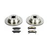 PowerStop | Disc Brake Pad & Rotor Kit - Trailblazer 4.2L / 5.3L / 6.0L 2008-2009 PowerStop Ensemble de freins