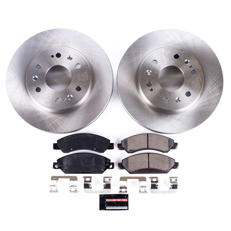 PowerStop | Disc Brake Pad & Rotor Kit - Front - Cadillac / Chevrolet / GMC 2005-2008 PowerStop Brake Kits