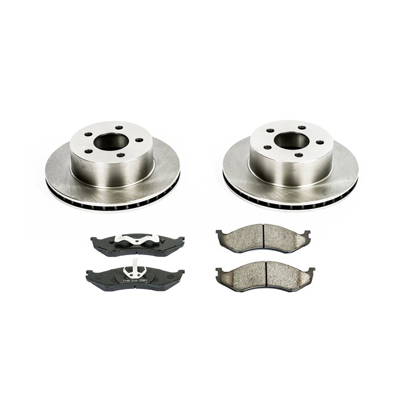 PowerStop | Disc Brake Pad & Rotor Kit - Wrangler 2.5L / 4.0L 1997-1999 PowerStop Ensemble de freins