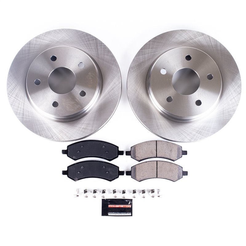 PowerStop | Disc Brake Pad & Rotor Kit - Front - Aspen / Durango / Ram 2006-2022 PowerStop Brake Kits