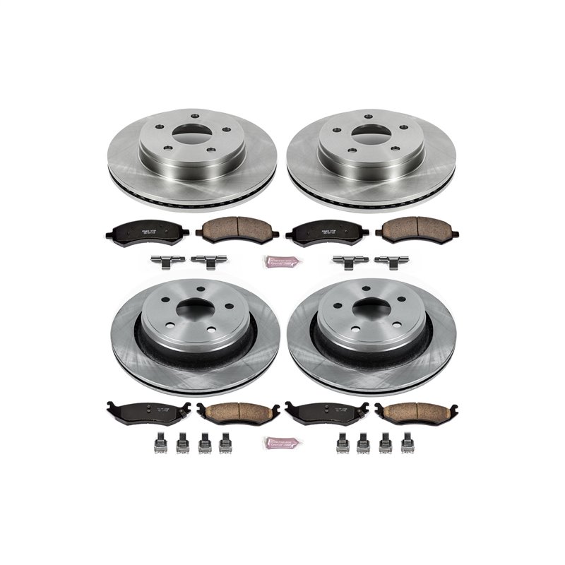 PowerStop | Disc Brake Pad & Rotor Kit - Durango / 1500 / Classic 2006-2019 PowerStop Ensemble de freins
