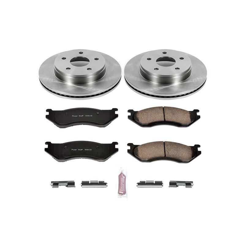 PowerStop | Disc Brake Pad & Rotor Kit - Front - Ram 1500 2003-2005 PowerStop Brake Kits
