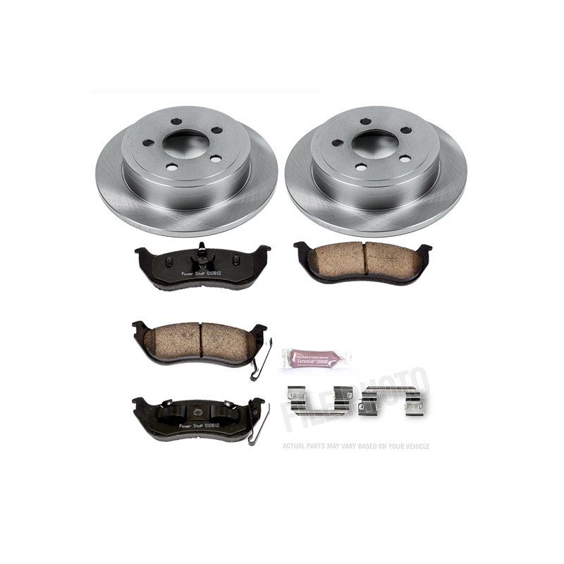 PowerStop | Disc Brake Pad & Rotor Kit - Liberty / Wrangler 2003-2007 PowerStop Ensemble de freins