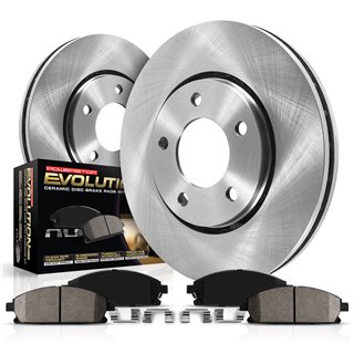 PowerStop | Disc Brake Pad & Rotor Kit - Front - Vibe / Corolla / Matrix 1.8L 2003-2008 PowerStop Brake Kits