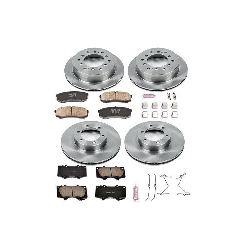 PowerStop | Disc Brake Pad & Rotor Kit - 4Runner 4.0L / 4.7L 2003-2009 PowerStop Ensemble de freins