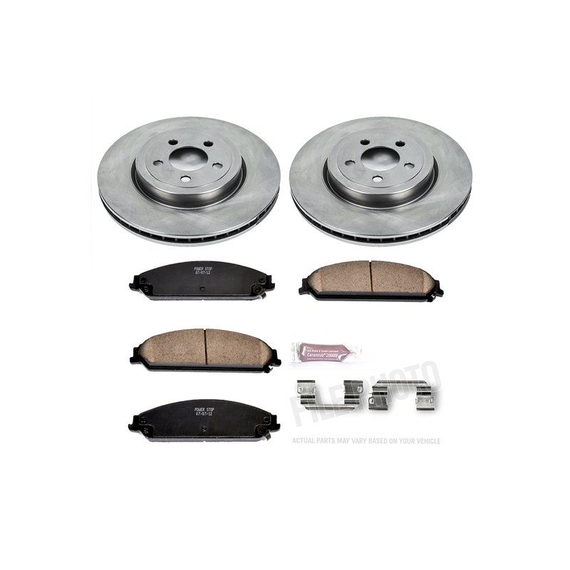 PowerStop | Disc Brake Pad & Rotor Kit - 300 / Challenger / Charger / Magnum 2005-2019 PowerStop Ensemble de freins