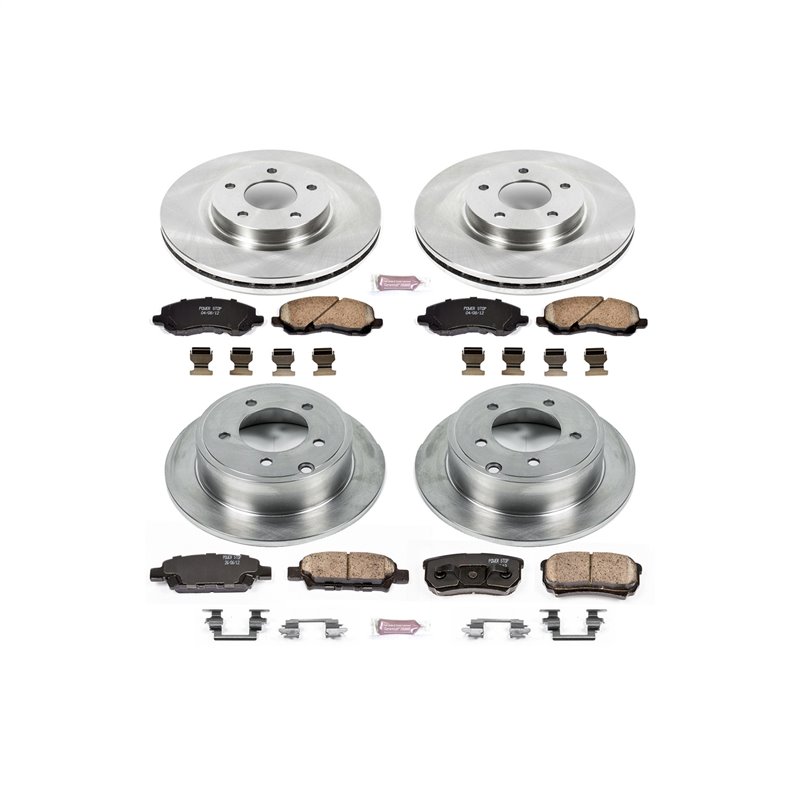 PowerStop | Disc Brake Pad & Rotor Kit - Chrysler / Dodge / Jeep / Mitsubishi 2007-2017 PowerStop Ensemble de freins