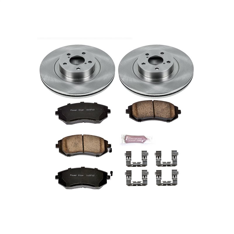 PowerStop | Disc Brake Pad & Rotor Kit - Subaru 2.5L / 2.5T / 3.0L 2005-2012 PowerStop Ensemble de freins