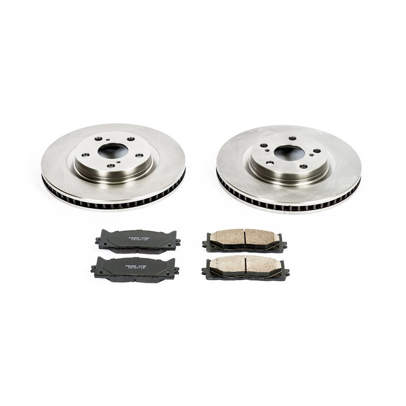 PowerStop | Disc Brake Pad & Rotor Kit - Avalon / Camry 3.5L / 2.5L / 2.4L 2008-2018 PowerStop Ensemble de freins