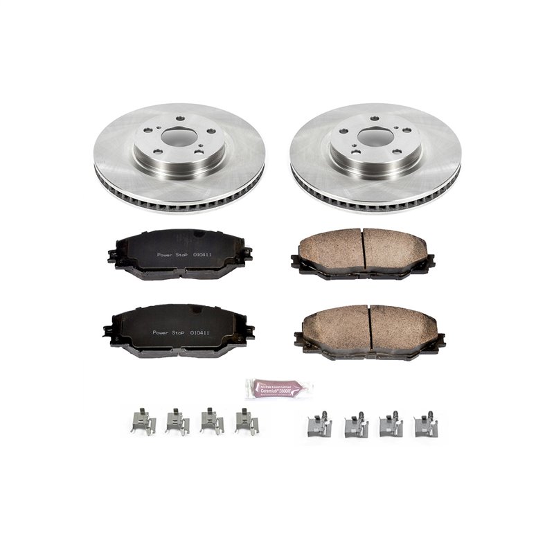PowerStop | Disc Brake Pad & Rotor Kit - tC / Corolla iM / Matrix / RAV4 2008-2018 PowerStop Ensemble de freins