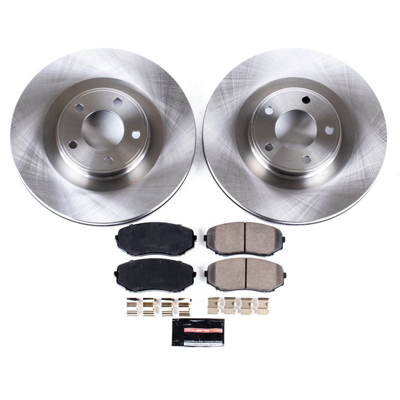 PowerStop | Disc Brake Pad & Rotor Kit - Front - Edge / MKX 2007-2015 PowerStop Brake Kits