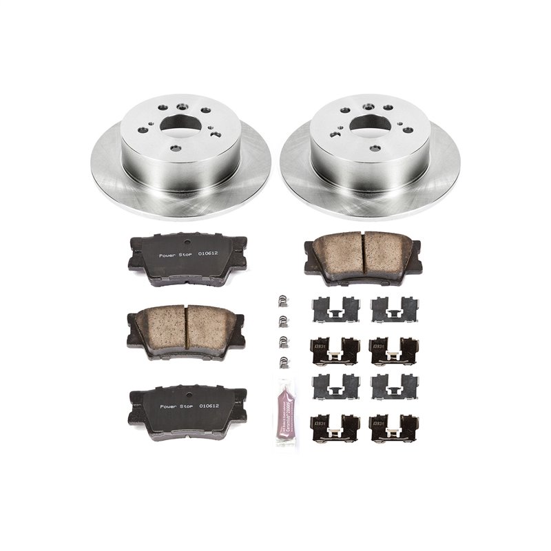 PowerStop | Disc Brake Pad & Rotor Kit - Avalon / Camry 3.5L / 2.4L / 2.5L 2008-2012 PowerStop Ensemble de freins