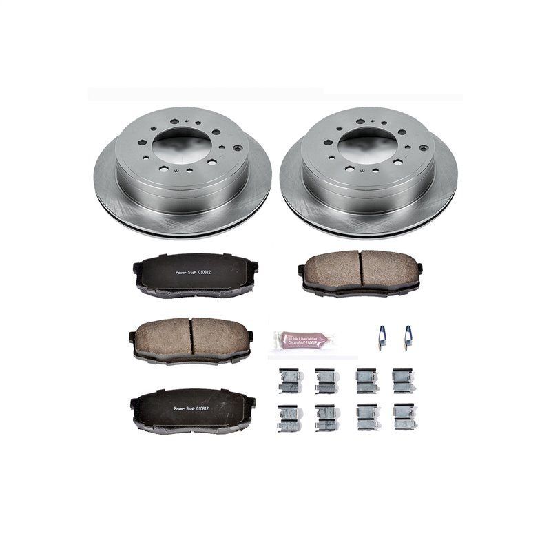 PowerStop | Disc Brake Pad & Rotor Kit - Rear - LX570 / Sequoia / Tundra 2007-2021 PowerStop Brake Kits