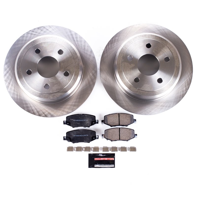 PowerStop | Disc Brake Pad & Rotor Kit - Wrangler (JK) 3.8L / 3.6L 2007-2018 PowerStop Ensemble de freins