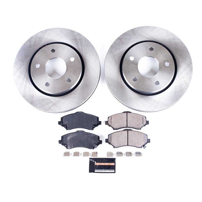 PowerStop | Disc Brake Pad & Rotor Kit - Town & Country / Grand Caravan / Journey 2008-2016 PowerStop Ensemble de freins