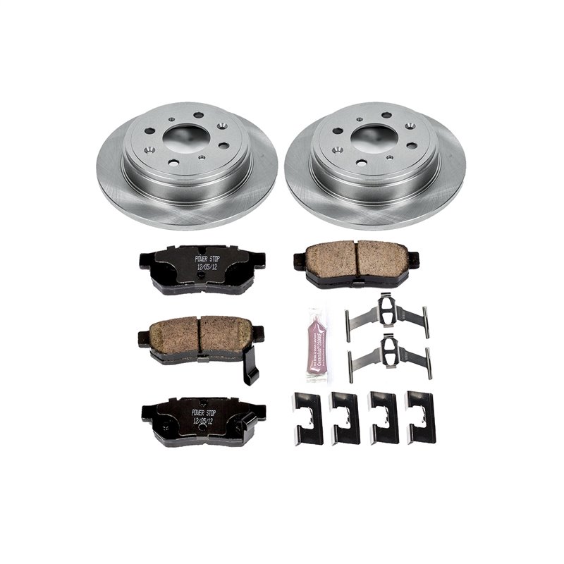 PowerStop | Disc Brake Pad & Rotor Kit - Rear - Acura / Honda 1988-2001 PowerStop Brake Kits