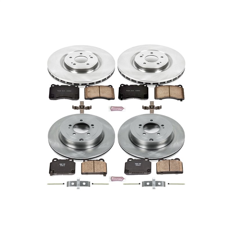 PowerStop | Disc Brake Pad & Rotor Kit - Lancer 2.0T 2008-2015 PowerStop Ensemble de freins