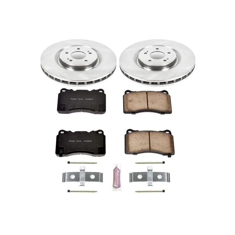PowerStop | Disc Brake Pad & Rotor Kit - Front - Lancer 2.0T 2008-2015 PowerStop Brake Kits
