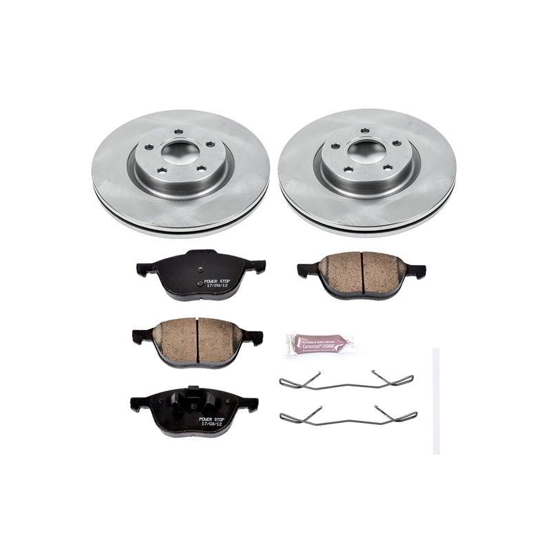PowerStop | Disc Brake Pad & Rotor Kit - Front - Ford / Volvo 2004-2019 PowerStop Brake Kits