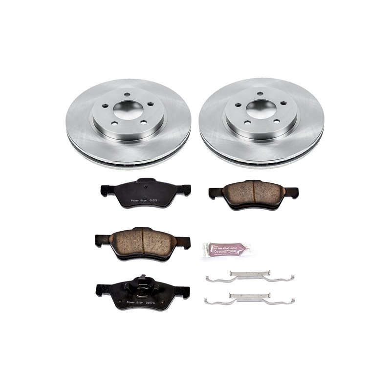 PowerStop | Disc Brake Pad & Rotor Kit - Front - Escape / Tribute / Mariner 2005-2011 PowerStop Brake Kits