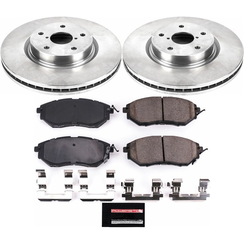 PowerStop | Disc Brake Pad & Rotor Kit - Legacy / Outback / Tribeca / WRX 2010-2019 PowerStop Ensemble de freins