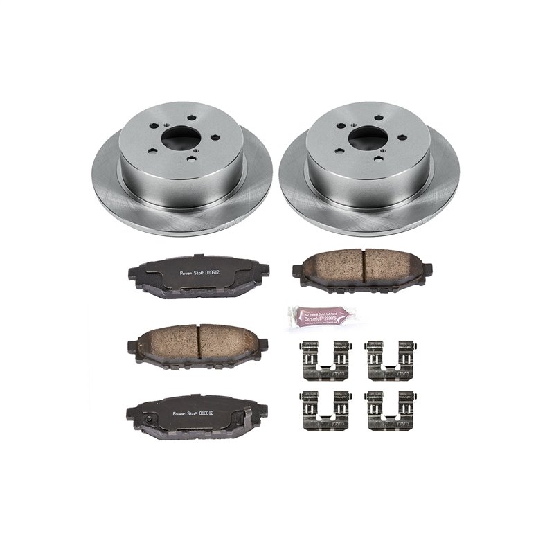 PowerStop | Disc Brake Pad & Rotor Kit - Legacy / Outback 2.5L / 3.0L / 2.5T 2005-2009 PowerStop Ensemble de freins