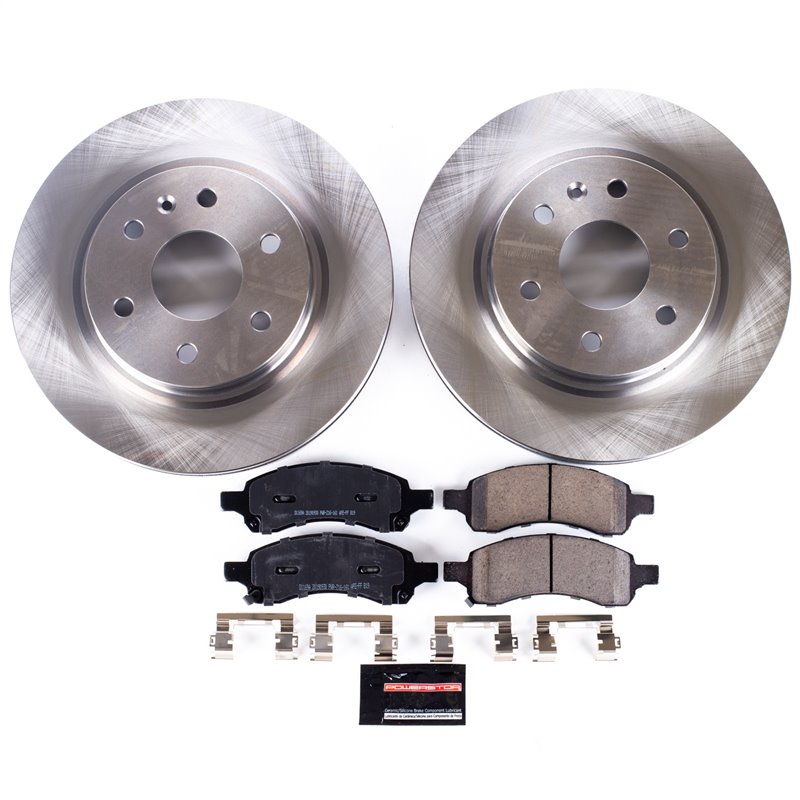 PowerStop | Disc Brake Pad & Rotor Kit - Front - Buick / Chevrolet / GMC / Saturn 3.6L 2007-2017 PowerStop Brake Kits