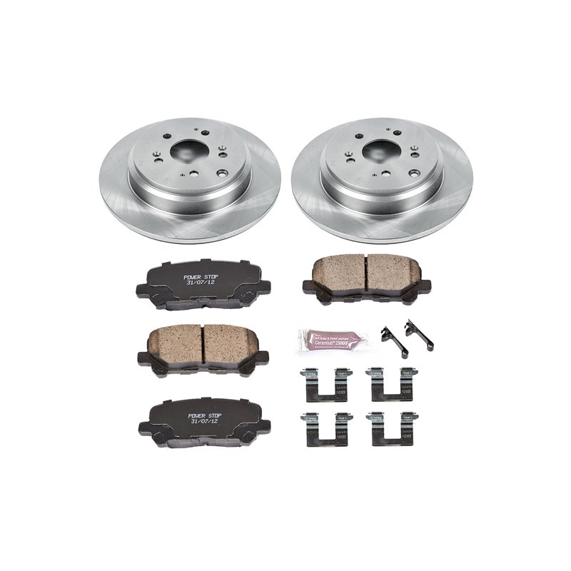 PowerStop | Disc Brake Pad & Rotor Kit - MDX / Odyssey / Pilot 3.7L / 3.5L 2008-2017 PowerStop Ensemble de freins