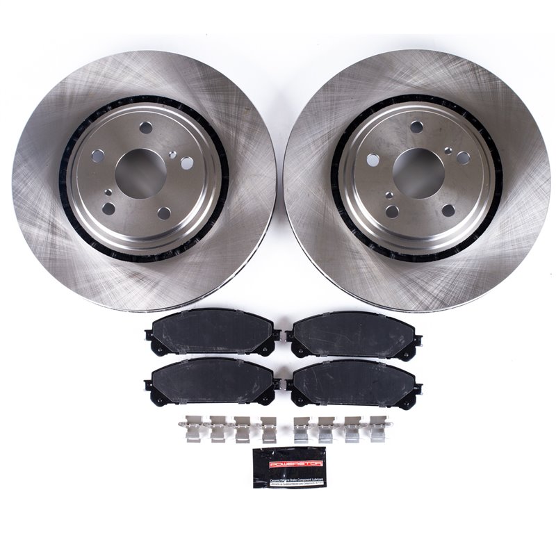 PowerStop | Disc Brake Pad & Rotor Kit - Front - Lexus / Toyota 2008-2021 PowerStop Brake Kits