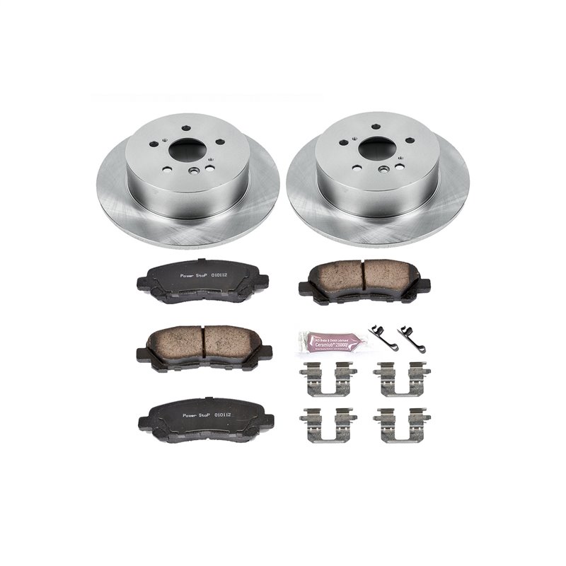 PowerStop | Disc Brake Pad & Rotor Kit - Highlander 2.7L / 3.5L / 3.3L 2008-2013 PowerStop Ensemble de freins