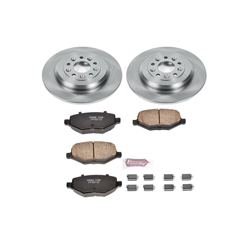 PowerStop | Disc Brake Pad & Rotor Kit - Rear - Ford / Lincoln 2009-2019 PowerStop Brake Kits