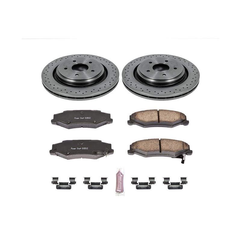 PowerStop | Disc Brake Pad & Rotor Kit - Rear - XLR / Corvette 2005-2013 PowerStop Brake Kits