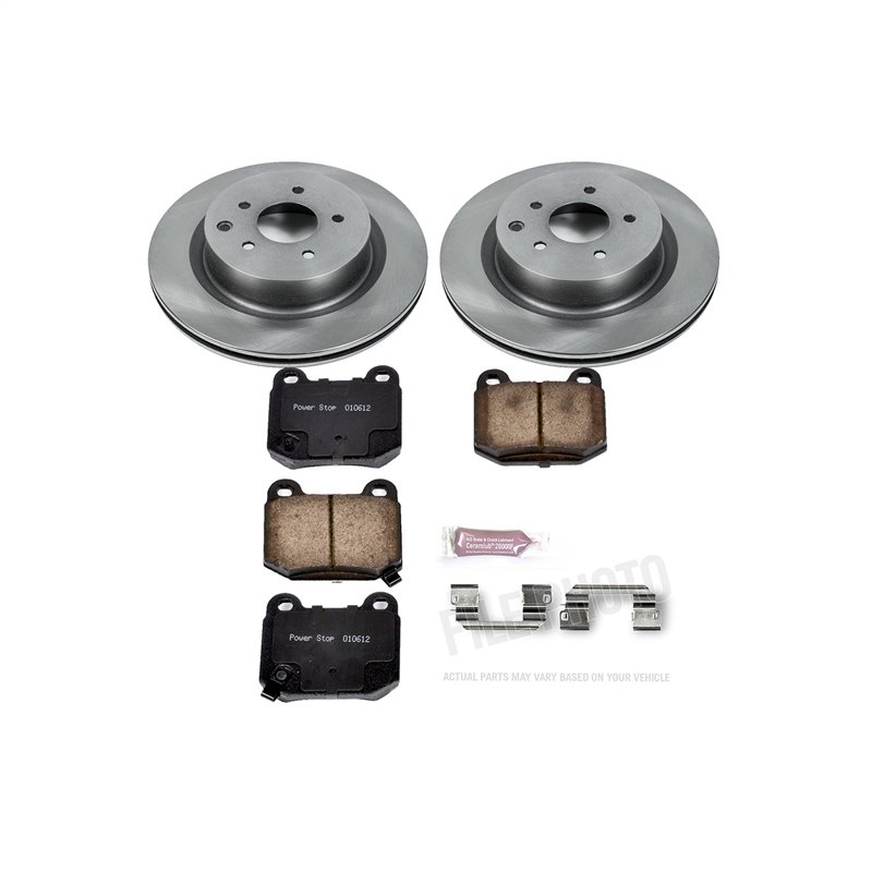PowerStop | Disc Brake Pad & Rotor Kit - Rear - G35 / 350Z 3.5L 2003-2008 PowerStop Brake Kits