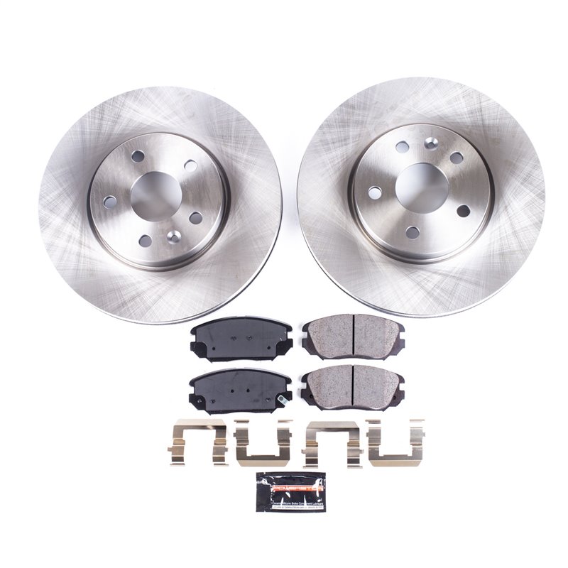 PowerStop | Disc Brake Pad & Rotor Kit - Front - Buick / Chevrolet / GMC / Saab 2010-2020 PowerStop Brake Kits