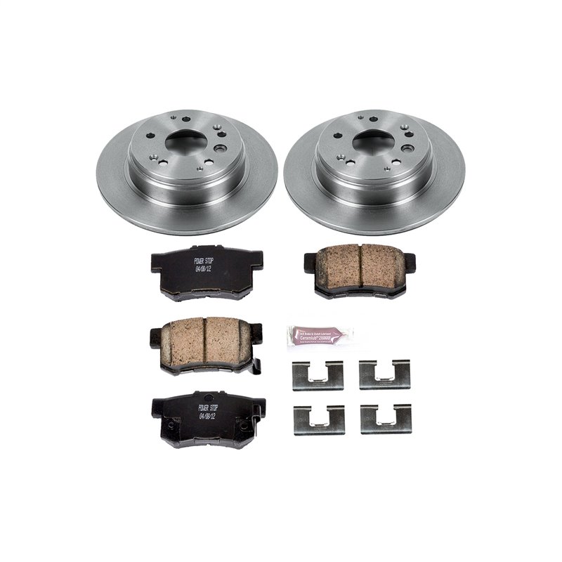PowerStop | Disc Brake Pad & Rotor Kit - TL Base / Type-S 3.2L / 3.5L 2004-2008 PowerStop Ensemble de freins