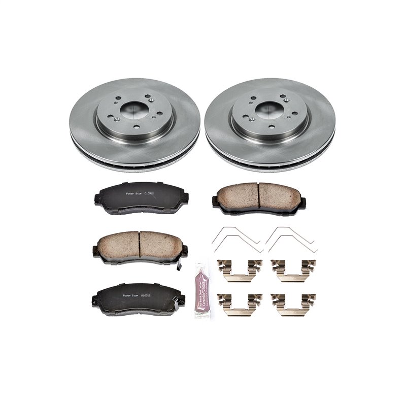 PowerStop | Disc Brake Pad & Rotor Kit - Crosstour / CR-V 2.4L / 3.5L 2012-2016 PowerStop Ensemble de freins