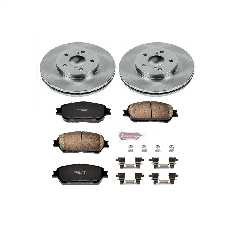 PowerStop | Disc Brake Pad & Rotor Kit - Front - Avalon / Camry / Sienna / Solara 2004-2010 PowerStop Brake Kits