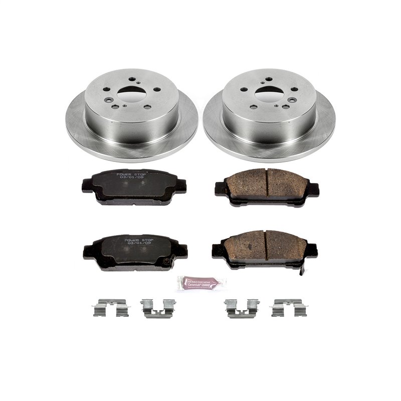 PowerStop | Disc Brake Pad & Rotor Kit - Sienna 3.5L 2008-2010 PowerStop Ensemble de freins