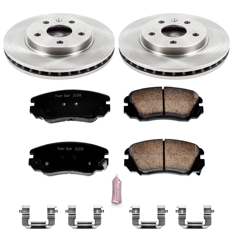 PowerStop | Disc Brake Pad & Rotor Kit - Front - Buick / Chevrolet / Saab 2011-2017 PowerStop Brake Kits