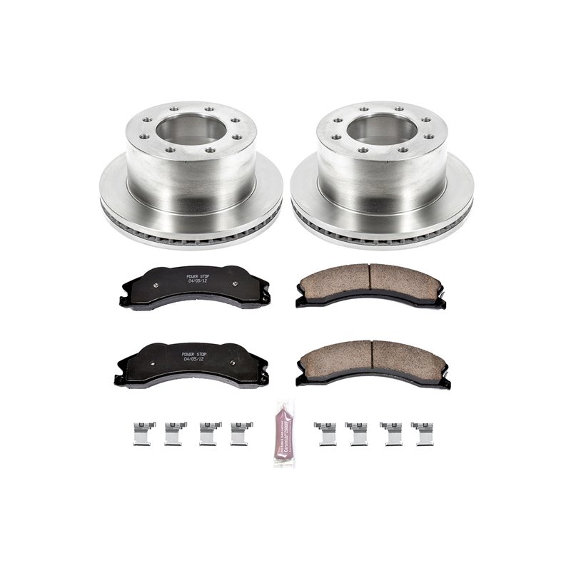PowerStop | Disc Brake Pad & Rotor Kit - Silverado / Sierra 3500 6.0L / 6.6L 2011-2019 PowerStop Ensemble de freins