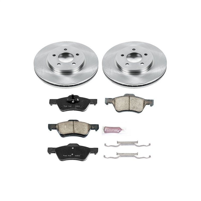 PowerStop | Disc Brake Pad & Rotor Kit - Front - Escape / Mariner 2.5L / 3.0L 2010-2012 PowerStop Brake Kits