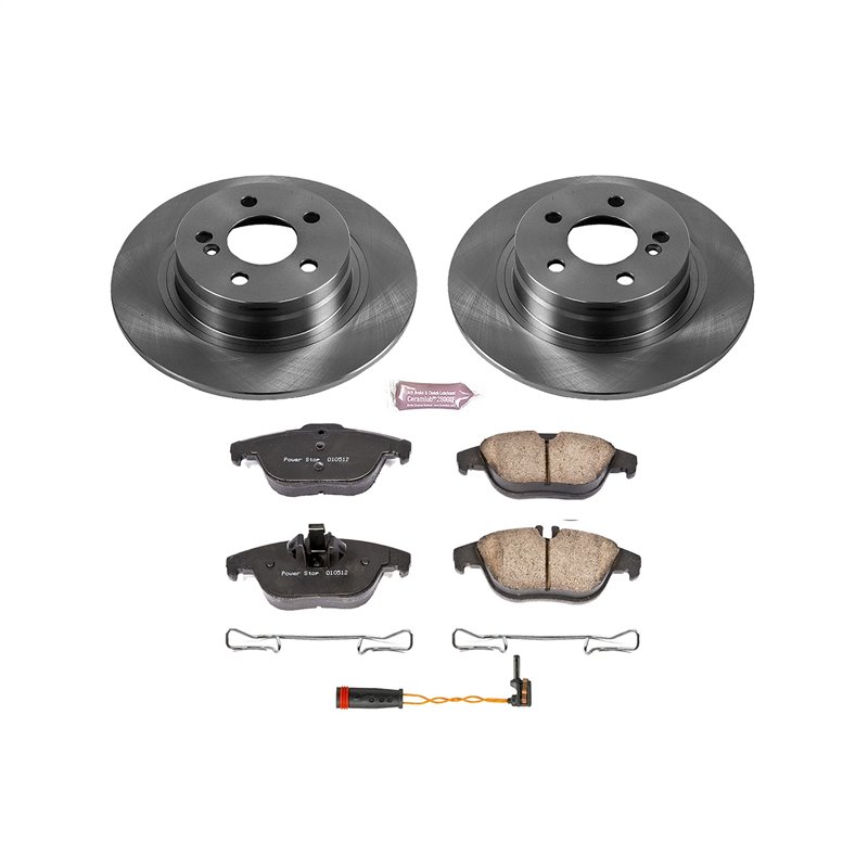 PowerStop | Disc Brake Pad & Rotor Kit - Rear - C250 / C300 2008-2016 PowerStop Brake Kits