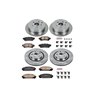 PowerStop | Disc Brake Pad & Rotor Kit - Front & Rear - RX350 / RX450h / Highlander / Sienna 3.5L / 2.7L 2010-2020 PowerStop ...