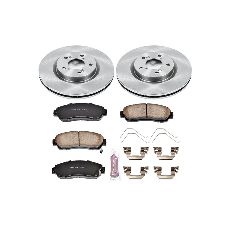 PowerStop | Disc Brake Pad & Rotor Kit - Front - Odyssey 3.5L 2011-2014 PowerStop Brake Kits
