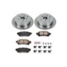 PowerStop | Disc Brake Pad & Rotor Kit - Rear - RX350 / RX450h / Highlander / Sienna 3.5L / 2.7L 2010-2020 PowerStop Brake Kits