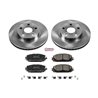 PowerStop | Disc Brake Pad & Rotor Kit - Front - CT200h / Prius / Prius Plug-In 1.8L 2010-2017 PowerStop Brake Kits