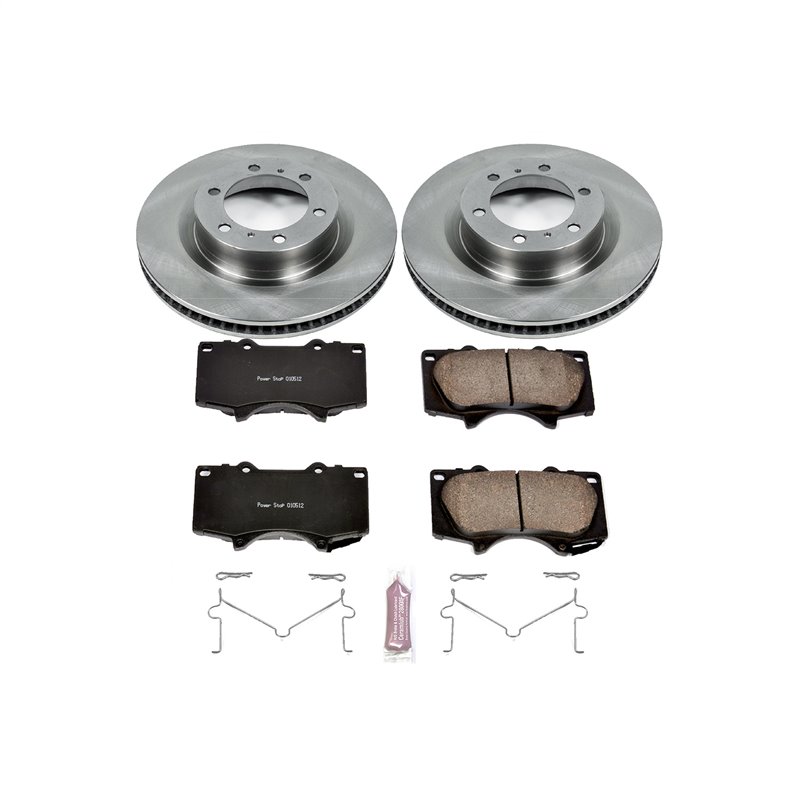 PowerStop | Disc Brake Pad & Rotor Kit - Front - GX460 / 4Runner 2010-2021 PowerStop Brake Kits